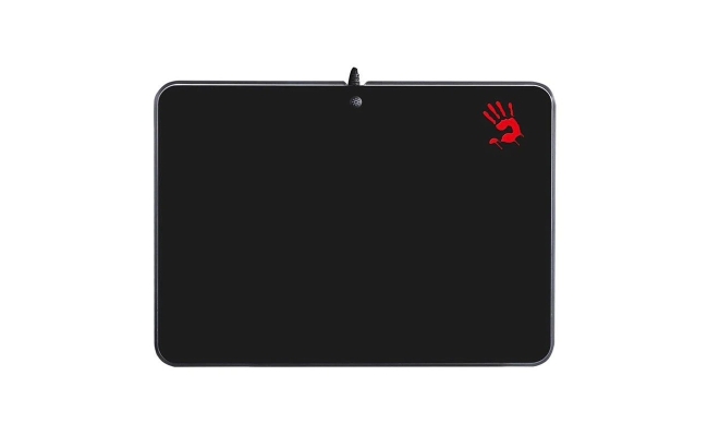 Mouse Pad A4Tech MP-50RS, RGB Gaming, cu led, negru