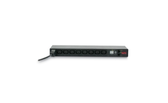 PDU APC, 1U pt. rack 19 inch, 8 prize IEC, intrare IEC, max 16 A, cablu 2.5...