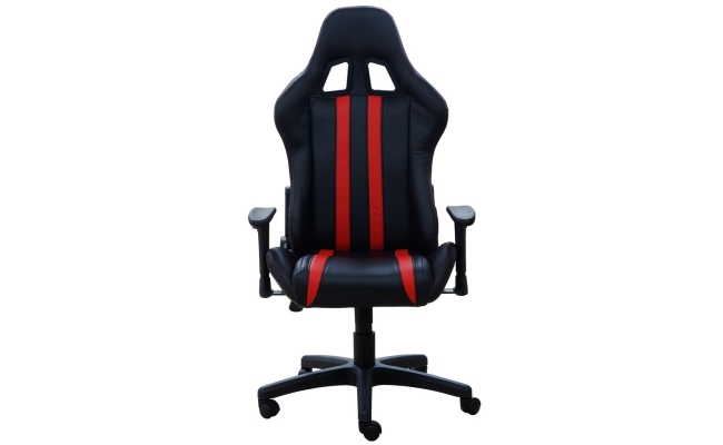 Scaun Gaming Spacer SPCH-TRINITY-RED, negru/rosu