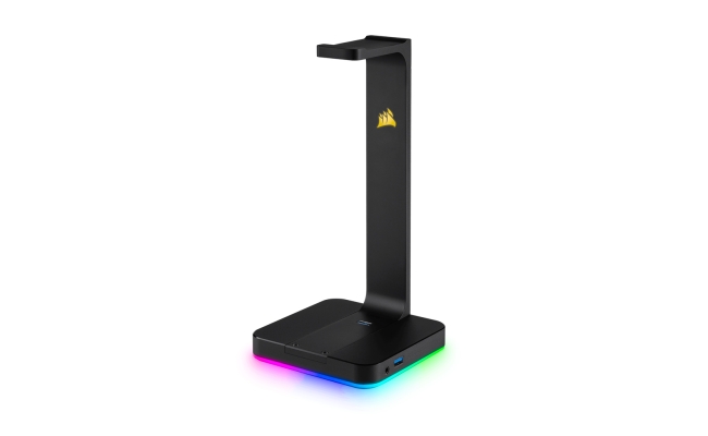 Stand casti gaming cu placa de sunet Corsair ST100 RGB CA-9011167-EU, Negru