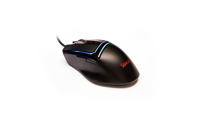 Mouse Spacer Gaming SPGM-ALIEN-PRO cu fir, negru