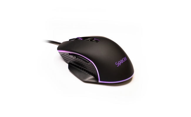 Mouse Spacer Gaming SPGM-PULSAR-SPEED, negru