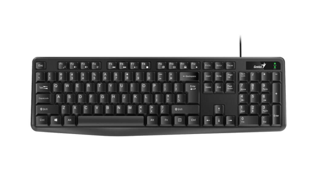 Tastatura Genius USB KB-117, 104 taste, negru