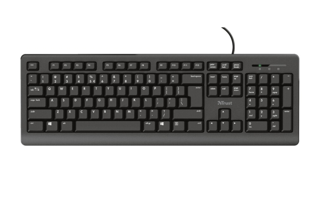 Tastatura Trust Primo TR-23880, cu fir, negru