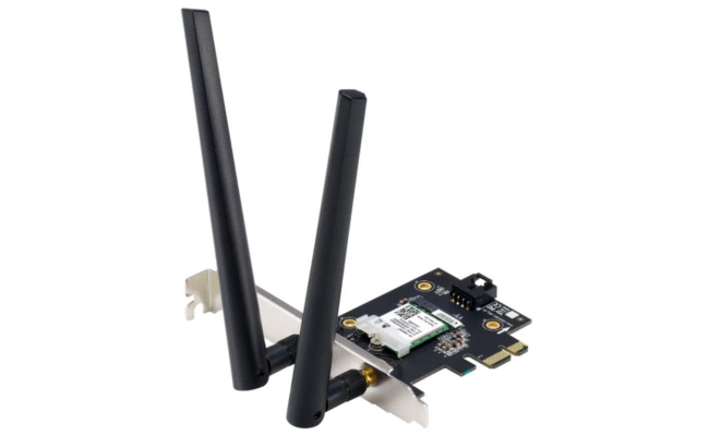 ASUS PCE-AX1800 Wifi AX1800 Bluetooth 5.2 PCIe adapter, WI-FI 6, WPA3, OFDMA....