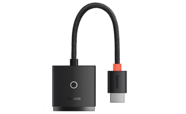 Cablu Video Baseus Lite HDMI (T) la 1 x VGA (M), jack 3.5", 0.20m, negru...