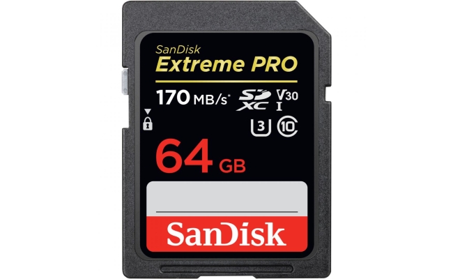 Card de memorie SanDisk Extreme PRO SDXC UHS-I 64GB