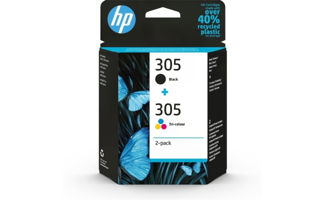 Combo-Pack Original HP Black/Color nr. 305 pentru DeskJet 2320, 2710, 2720,...