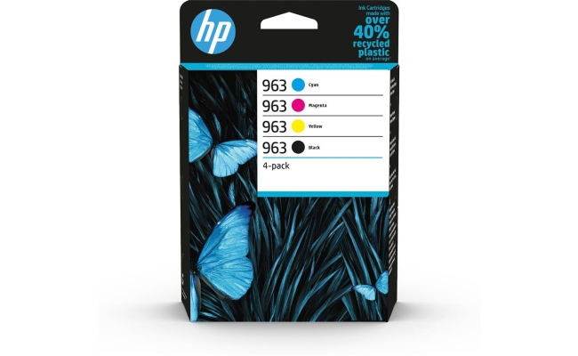 Combo-Pack Original HP CMYK, 963, pentru OfficeJet Pro 9010, 9013, 9014,...