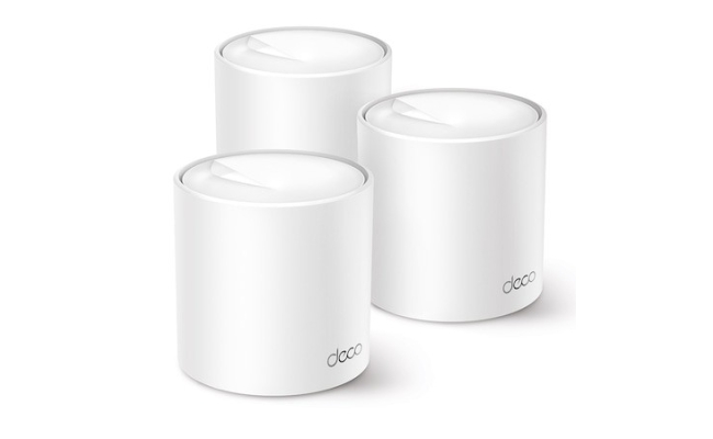 Deco X50 (3-pack) TP-Link - Sistem Mesh Wi-Fi, AX3000, Dual-Band, alb