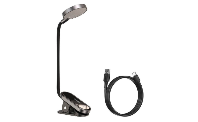 Lampa pentru citit Baseus Comfort, LED, acumulator 400 mAh, culoare 4000k