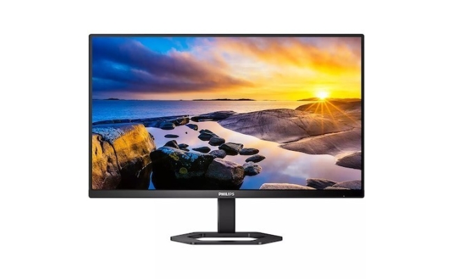 Monitor LED IPS Philips 23.8" 24E1N5300AE/00, Full HD, Statie de andocare, Negru