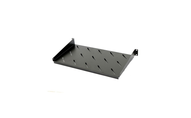 Raft fix 19", 1U, 300mm, fixare fata in 2 puncte, sarcina 30kg, culoare...