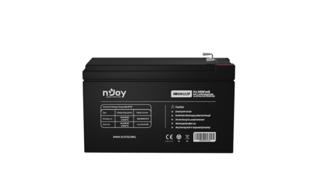 Acumulator NJOY HR09122F, 9A 12V, BTVACIUOCTD2FBT01B,34.30W/celula putere...