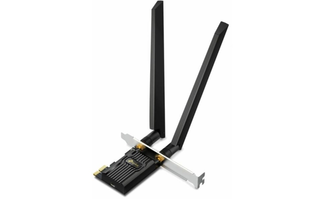 Adaptor retea TP-Link AXE5400, 5400 Mbps, Bluetooth 5.3, antena externa x 2