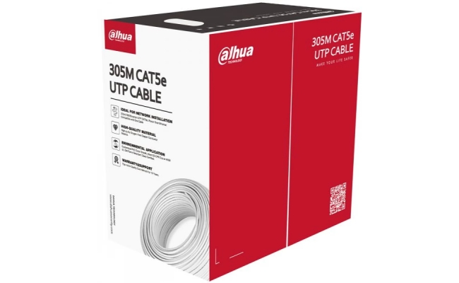 Cablu de retea UTP Dahua PFM920I-5EUN, Cat5E, 305 m