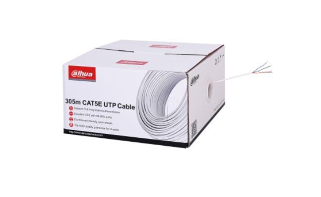 Cablu retea UTP Dahua DH-PFM920I-5EU-C, Cat5E, 305 m