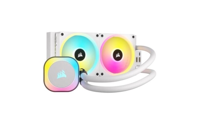 Cooler Corsair iCUE LINK H100i RGB, cooler AIO 240 mm, Alb CW-9061005-WW