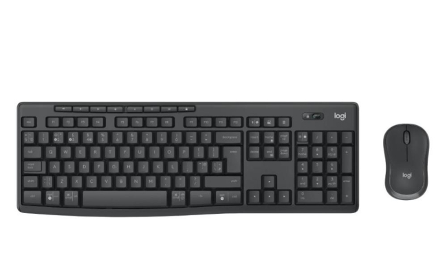 Kit tastatura cu mouse Logitech MK370, Wireless, Negru (920-012077)