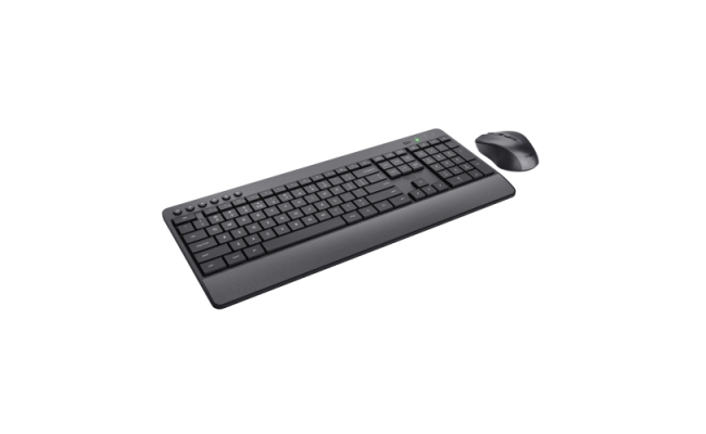 Kit Tastatura si Mouse Trust Trezo Comfort Wireless, Negru 24529