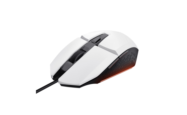 Mouse gaming optic Trust GXT109W Felox, USB, 6400 DPI, alb TR-25066