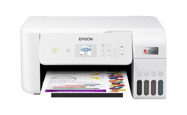 Multifunctional Inkjet CISS Color Epson EcoTank L3266, A4, Wireless, Alb