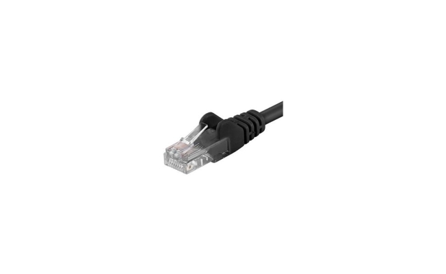 Patch cord UTP RJ45-RJ45 Cat.6 1.5m negru