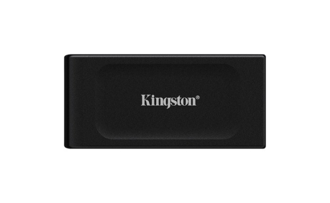 SSD extern portabil Kingston XS1000, 2TB, USB 3.2, 1050 MB/s, Negru