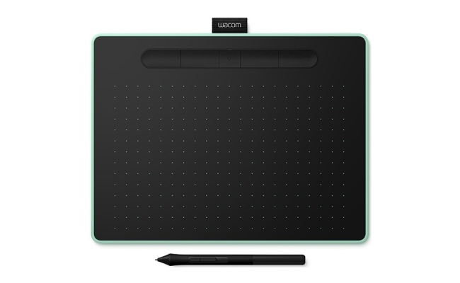 Tableta grafica Wacom Intuos M, Bluetooth, Pistachio (CTL-6100WLE-N)