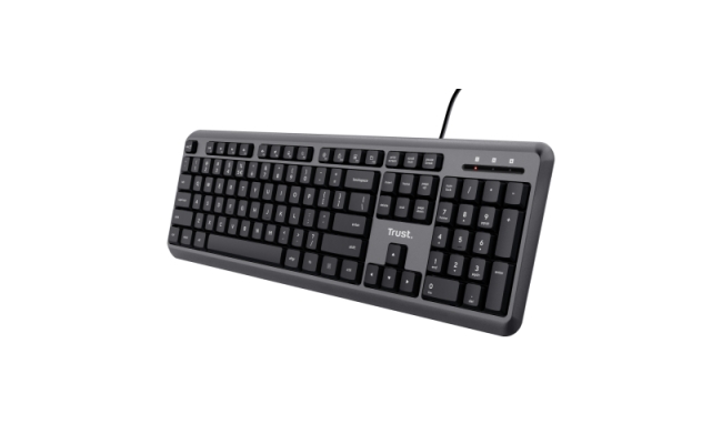 Tastatura Trust Ody, cu fir, USB, negru 24507