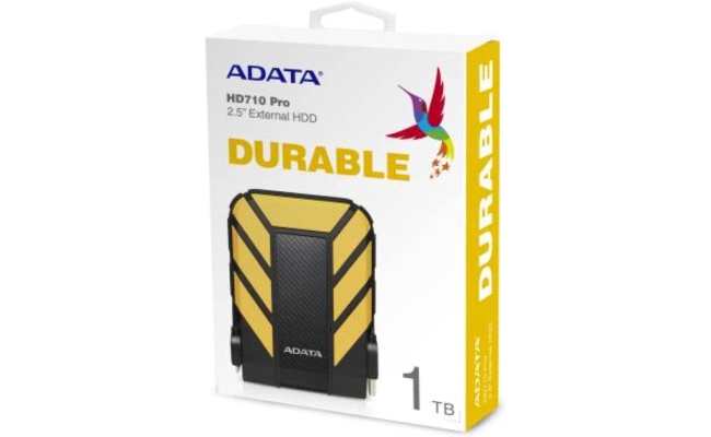 HDD Extern ADATA HD710 Pro, 1TB, Galben, USB 3.1 19082