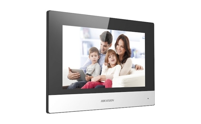 Monitor videointerfon modular Hikvision DS-KH6320-TE1, 7", color cu touch...