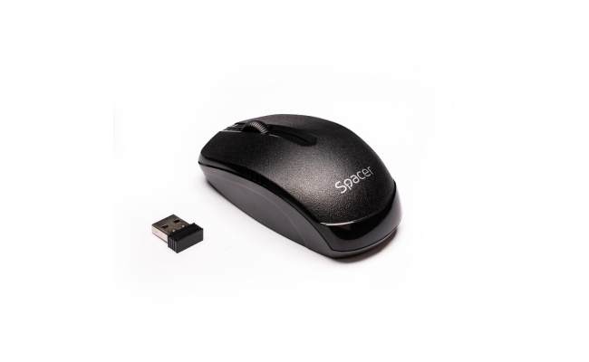 MOUSE Spacer SPMO-161 fara fir, USB 2.4 GHz, optic 19093