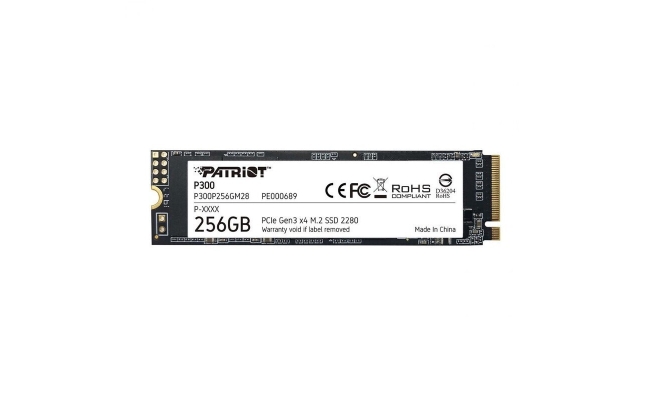 SSD Patriot P300 256GB M.2 PCIe NVMe (P300P256GM28)