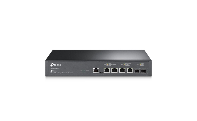 Switch TP-LINK TL-SX3206HPP JetStream, 6 × 10GE, 4 × PoE++, carcasa metalica