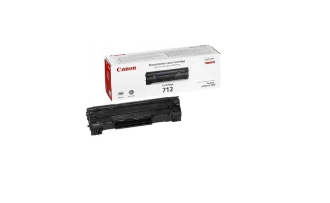 Toner Canon CRG712, black, capacitate 1500 pagini, pentru LBP-3010