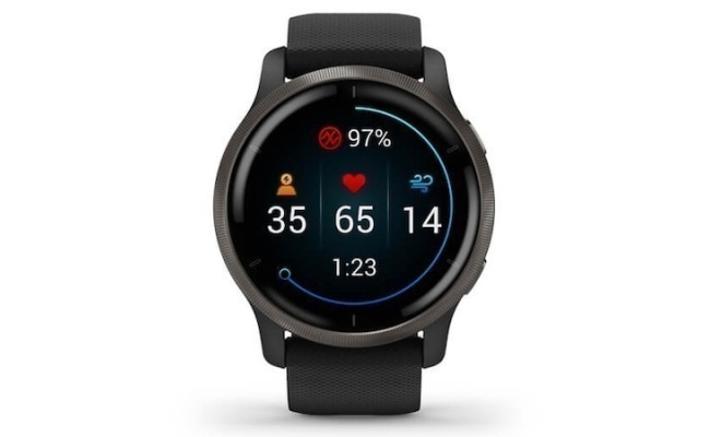 Ceas Smartwatch Garmin Venu 2, GPS, Black Slate 19858