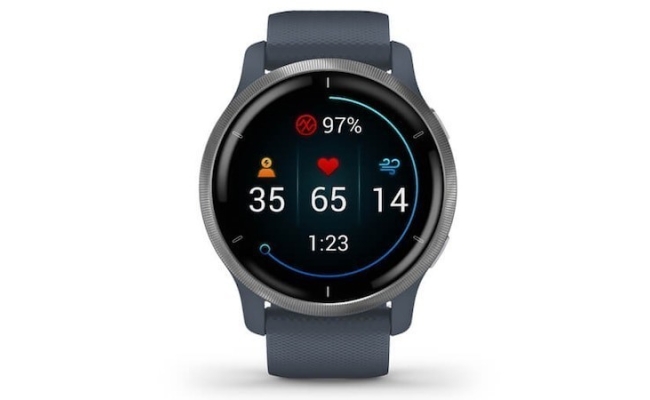 Ceas Smartwatch Garmin Venu 2, GPS, Blue Granite 19866