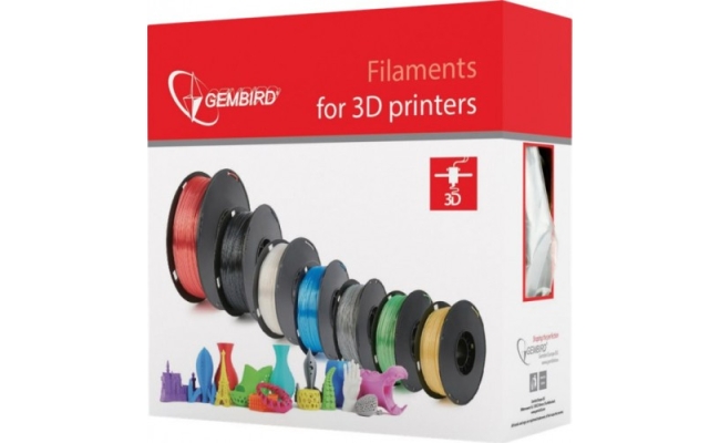 FILAMENT GEMBIRD pt. imprimanta 3d, PLA, 1.75mm diamentru, 1Kg / bobina,...