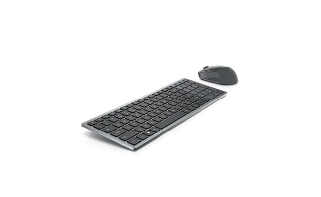 Kit tastatura si mouse Dell Premier Multi-Device KM7321W, wireless, negru...