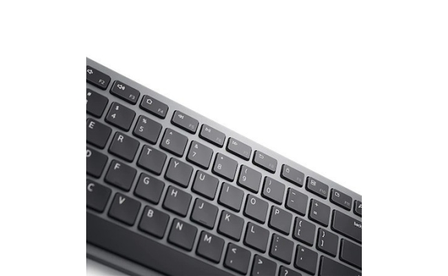 Kit tastatura si mouse Dell Premier Multi-Device KM7321W, wireless, negru...