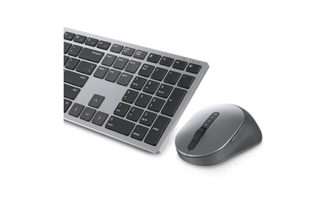 Kit tastatura si mouse Dell Premier Multi-Device KM7321W, wireless, negru...