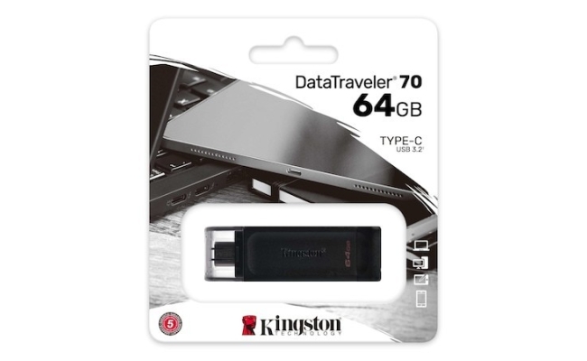 Memorie Kingston USB Flash Drive DataTraveler 70, 64GB, USB 3.2 19506