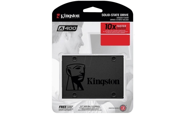 SSD Kingston, 480Gb, SSDNow A400, SATA 3.0, 7mm, rata transfer r/w 500 19925