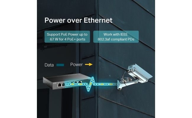 Switch TP-Link TL-SF1006P, 6 port, 10/100 Mbps 19600