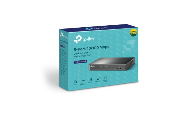 Switch TP-Link TL-SF1008LP, 8 port, 10/100 Mbps 19612