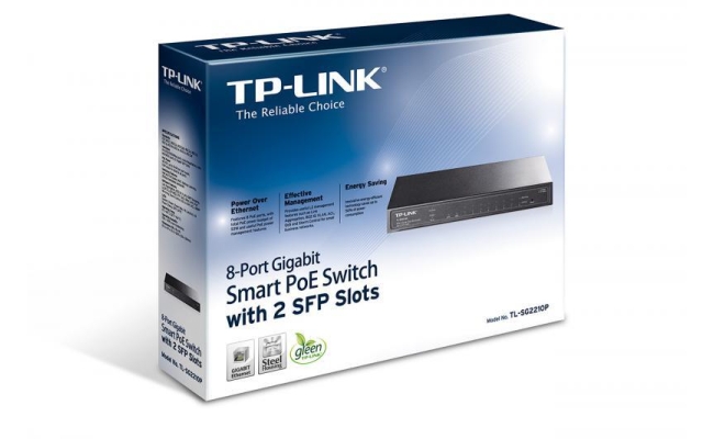 Switch TP-Link TL-SG2210P, 8 port, 10/100/1000 Mbps 20069