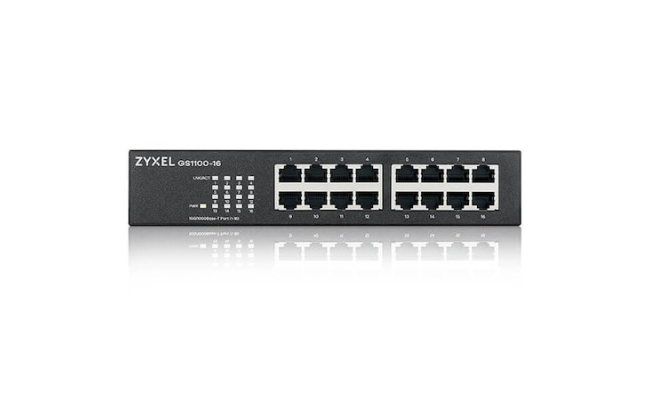 Switch ZYXEL GS1100-16, 16-port, 10/100/1000 Mbps 19753