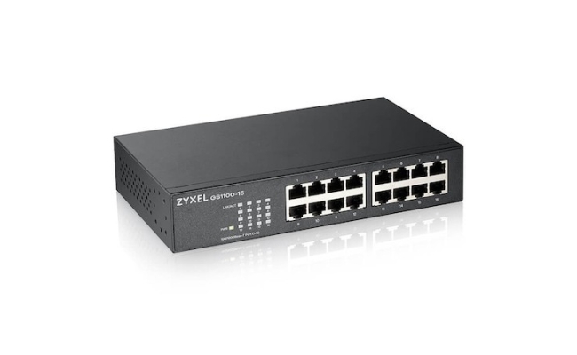 Switch ZYXEL GS1100-16, 16-port, 10/100/1000 Mbps 19754