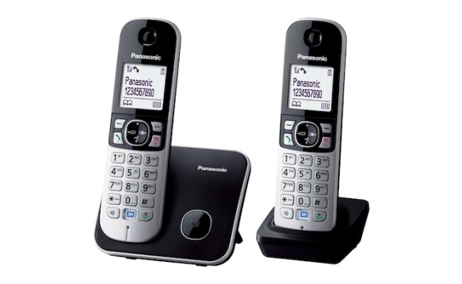 Telefon Panasonic Dect KX-TG6812FXB, 2 receptoare, Caller ID, negru 19824